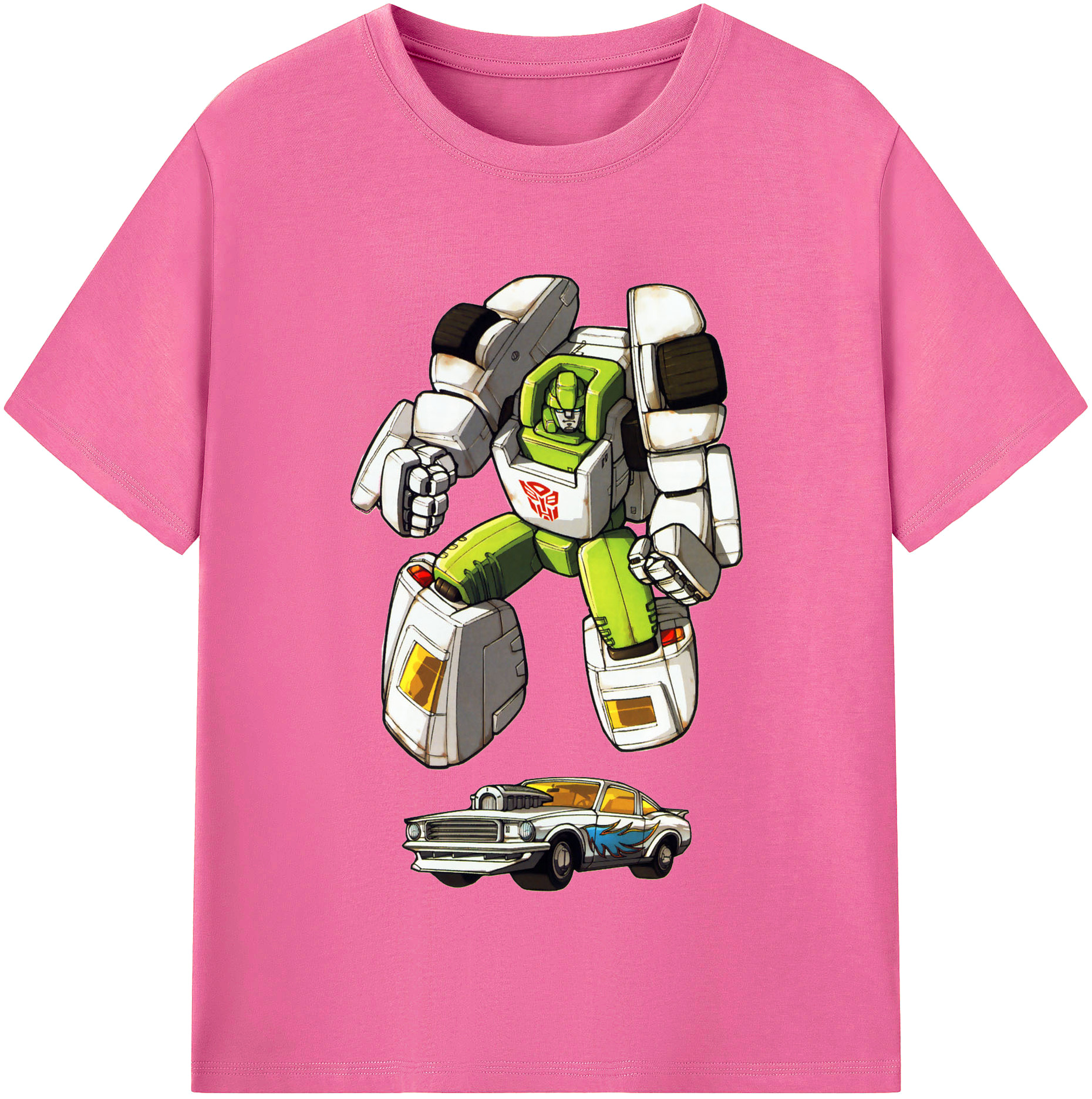 （画像用）  レディースカジュアルプリントTシャツ（綿100％）
